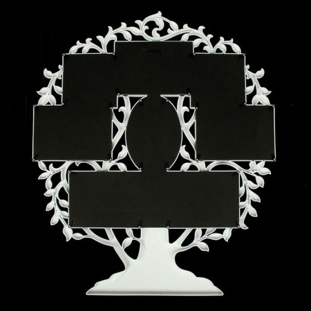 Photo frame in 8 photos 10x10, 10x15 cm "Family Tree" White 60x50x2 cm-3
