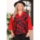 Female jacket, size 54, red color