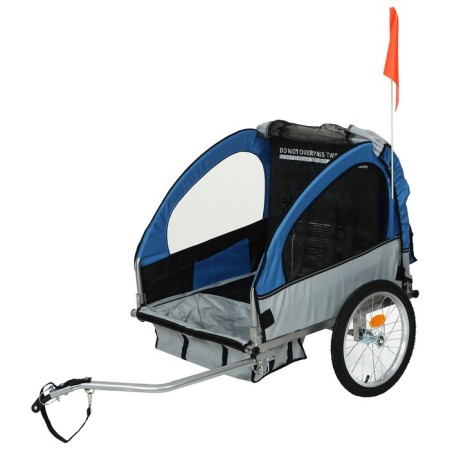 Bicycle trunk, blue-gray color-2