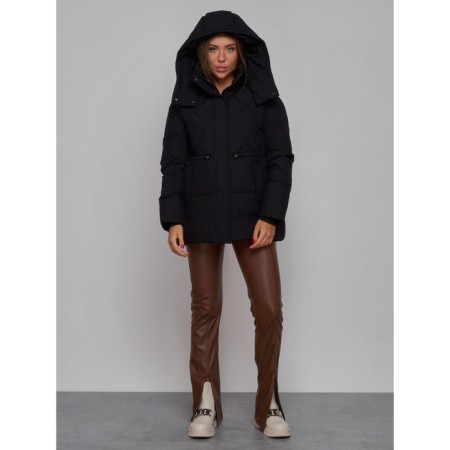 Winter jacket, size 44, black color-4