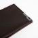 Male purse without fastening, department for maps, for bills, brown color