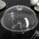 Glass stand for a cake on a leg with a lid-clash Magistro "Flowerers", 29 × 23 cm