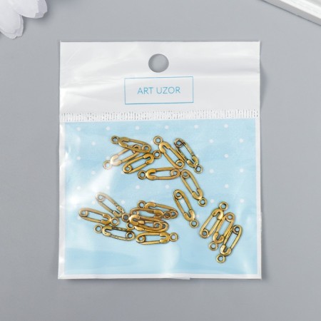 Decor for creativity Metal "Pin" Dark Gold 1.6x0.5 cm-3