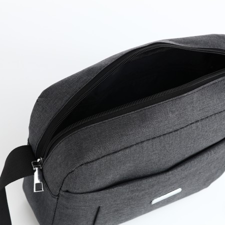 Male bag, black color-3
