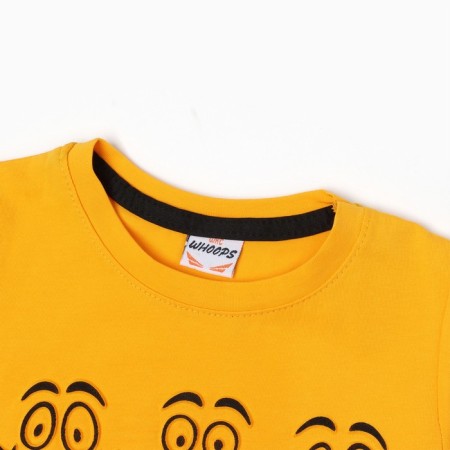 T -shirt for a boy, yellow color, height 104cm-1