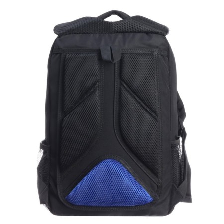 Youth backpack 39 x 26 x 19 cm, Grizzly, ergonomic back, laptop department, black/blue-5
