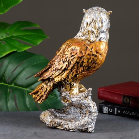 Figure "Owl on the snag" bronze, 30cm-2