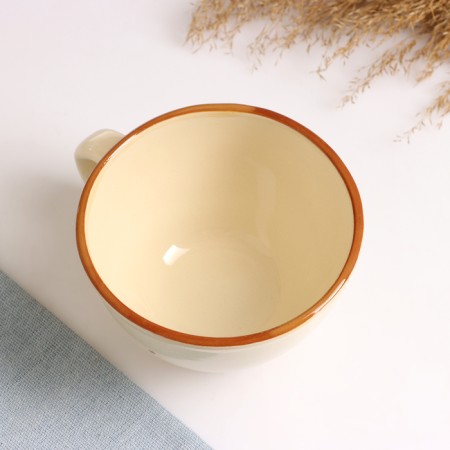 Gift mug 0.3l / 7x12cm, caramel-2