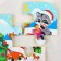 Maxi - puzzles toy for playing in the bath "New Year's Fun", 6 details, EVA