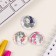 Icons sunset set 3 pcs d = 25 mm "Antiquity" 7x7 cm