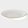 Porcelain dessert “Golden Line”, D = 18 cm, white color