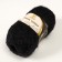 Yarn "cotton grass" 65% cotton 35% polyamide 220 m/100g (003 black)