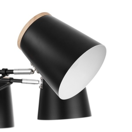 Chandelier "Irvina" 8he27 40W black 85x85x50cm-4