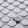 Velcro on a glue basis “Circle transparent”, set of 55 pcs., Size 1 pc. - 1.5 cm