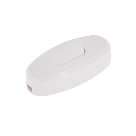 Switch for cord 6 A, 250 V, white