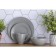 Living lunch plate, 27 cm, gray