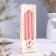 A set of antique candles, 2.3x 24.5 cm, 5 hours, 55 g, 4 pieces, light pink