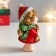 Polystone souvenir "Curly angel with a comet/star" mix 7x5.5x10 cm