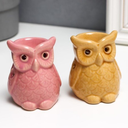 Aroma lamp ceramics "Beated Council" mix 8x6.5x5.5 cm