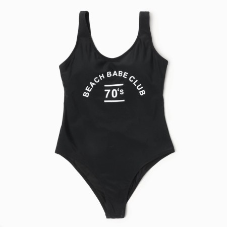 Swimsuit female adhesive minku color black, size 48-4