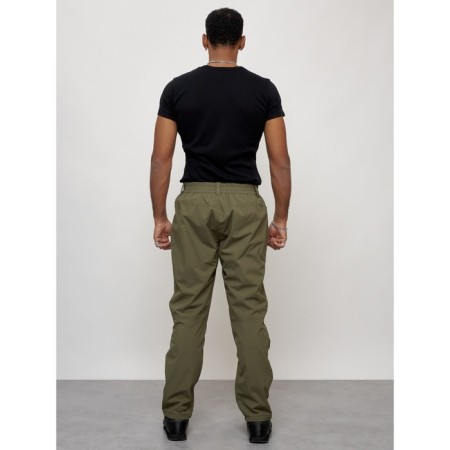 Sports male winter winters, size 48, khaki color-3