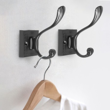 Furniture hook Cappio Eternity, two -rod, black-8
