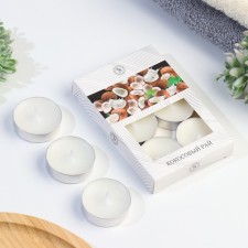 A set of tea candles flavored 