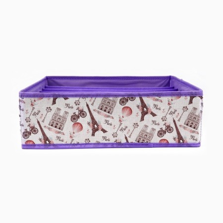 Organizer for storage, coffee for linen 7 cells "Paris", 32 x 32 x 10 cm-2