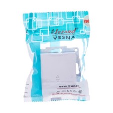 Passing switch 1-cl. SP Vesna Mechanism Bel. Lezard 742-0288-105