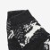 Children's woolen socks "deer", black color, size 22
