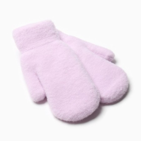 Women's mittens at the lawsuit Minaku smooth 22 cm lilac