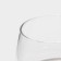 Glass mug for brewing with ceramic sieve "Tenderness", 300 ml, white color