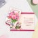 Postcard "Congratulations!" bouquet of roses, a5