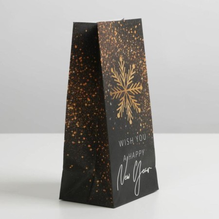 Package without pens "Gold", 10 x 19.5 x 7 cm, New Year-2