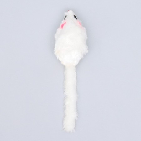 A toy for cats "Small Mouse" 6 cm, with cat's mint inside-5