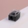 Cosmetic sharpener, with a lid, black color