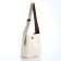 Women's bag on the Textura screw castle, small size, dairy color