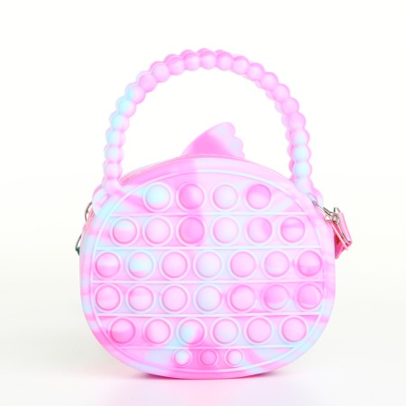 Bag's bag with lightning, pink color-1