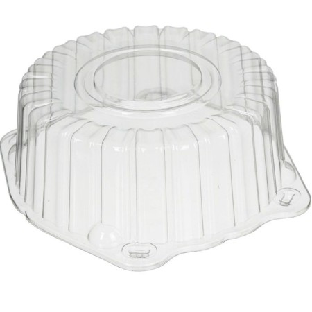 Cover T-207/1k (m) (t), round, transparent color, size 21.9 x 8 cm