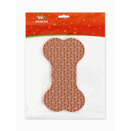 Rug for licking on suckers 11 x 20 cm, beige-3