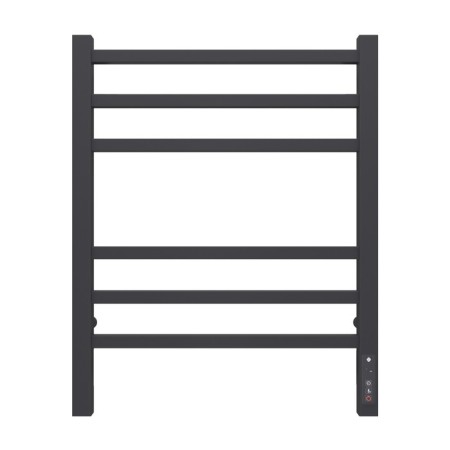Terminus heated towel rail "Vatican" P6, 450x600 mm, dimmer, black matte
