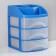 3-section mini-code with additional departments "Minibox-3", MIX color