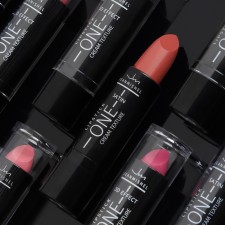 Lipstick Jeanmishel Satin Cream Texture tone 04 coral-beige, 14 g
