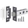 Fuel PLASTIC P12-45-25 GR latches, graphite color