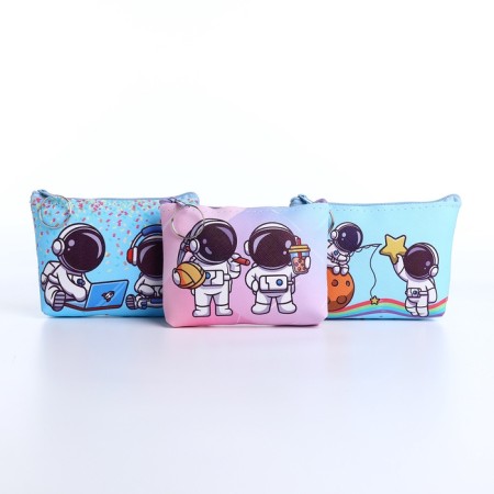 Monetnik's wallet with a zipper, color mix-1