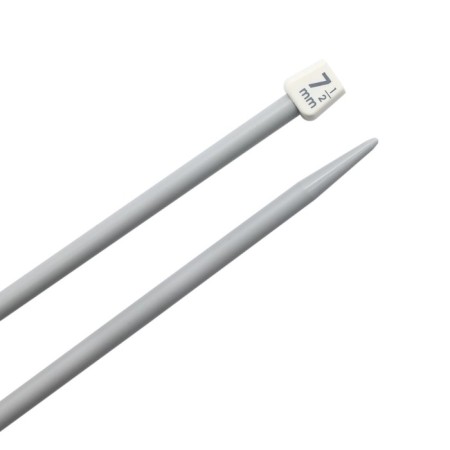 Knitting needles of straight lines 7.50 mm/35cm, plastic, 2 pcs-2
