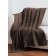EURO DIVA AFRODITA, Velsoft, size 200x220 cm, dark brown color