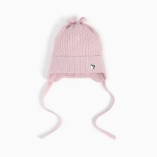 A hat for a girl, the color is light lilac, size 40-42 cm