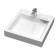 Sink over the Washing machine Uperwood Vission, 60x60 cm, white