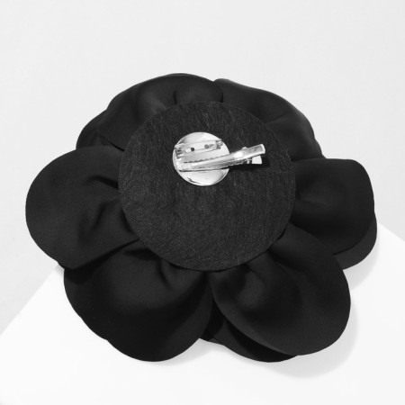 Tekstil "flower" camellia, black color-2
